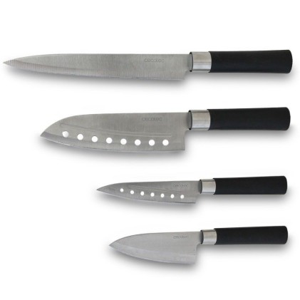 Cecotec Santoku 4 pz Set di coltelli