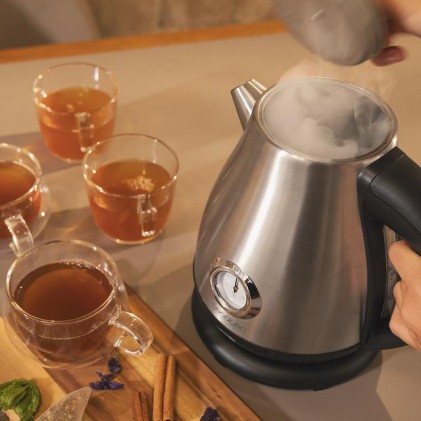 Cecotec Thermosense 620 Retro Steel bollitore elettrico 1,7 L 2200 W Acciaio inox