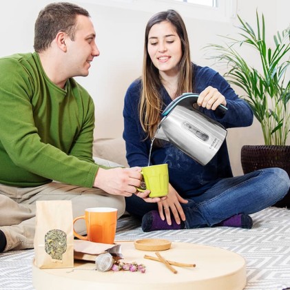 Cecotec ThermoSense 220 Steel bollitore elettrico 1,2 L 1630 W Acciaio inossidabile