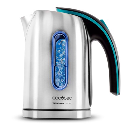 Cecotec ThermoSense 270 Steel bollitore elettrico 1,7 L 2200 W Acciaio inossidabile