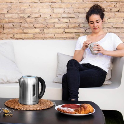 Cecotec ThermoSense 290 bollitore elettrico 1,7 L 2200 W Nero, Acciaio inossidabile