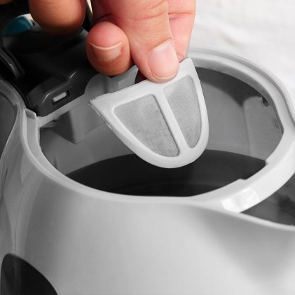 Cecotec 01517 bollitore elettrico 1 L 1100 W Grigio, Bianco