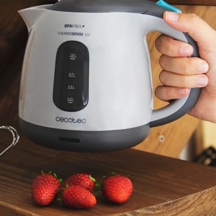 Cecotec 01517 bollitore elettrico 1 L 1100 W Grigio, Bianco