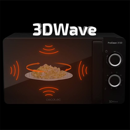 Cecotec ProClean 3130 Over the range Microonde con grill 20 L 700 W Nero