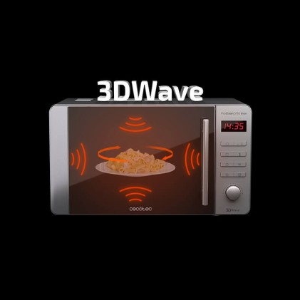 Cecotec ProClean 5110 Inox Acciaio inox Microonde con grill Superficie piana 20 L 700 W