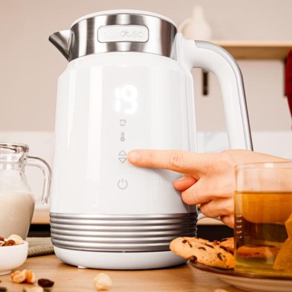 Cecotec ThermoSense 600 Touch bollitore elettrico 1,7 L 2200 W Bianco