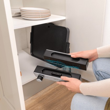 Cecotec Magnet 1800 Libera installazione 1800 W Nero, Argento