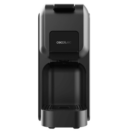 Macchina per caff&egrave; espresso Cecotec FreeStyle Compact nera, compatibile con capsule - 1350W - Termoblocco - Pressione 20 bar - Serbatoio 800 ml - Spegnimento automatico - Preriscaldamento rapido - Nera