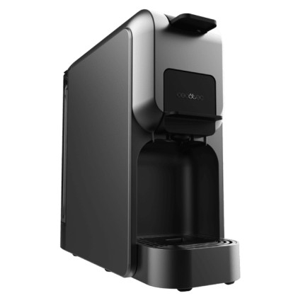 Macchina per caff&egrave; espresso Cecotec FreeStyle Compact nera, compatibile con capsule - 1350W - Termoblocco - Pressione 20 bar - Serbatoio 800 ml - Spegnimento automatico - Preriscaldamento rapido - Nera