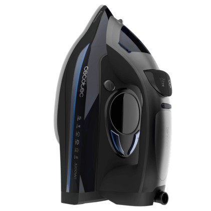 Cecotec IronHero 3200 i-Pump Absolute Ferro a vapore Piastra anodizzata ultra-scorrevole Turbo Pro 3200 W Nero, Blu