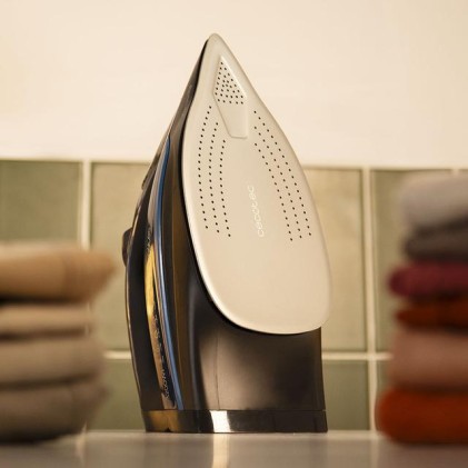 Cecotec IronHero 3200 i-Pump Absolute Ferro a vapore Piastra anodizzata ultra-scorrevole Turbo Pro 3200 W Nero, Blu