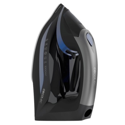 Cecotec IronHero 3200 Double Steam i-Pump Ferro a vapore 3200 W Nero, Blu scuro