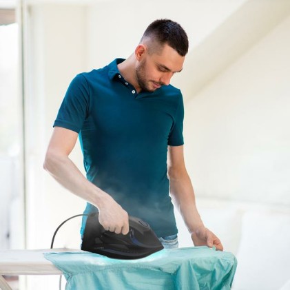 Cecotec IronHero 3200 Double Steam i-Pump Ferro a vapore 3200 W Nero, Blu scuro