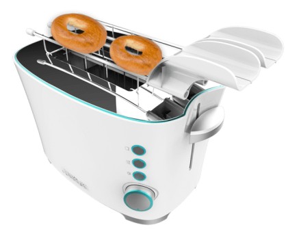 Cecotec Toast&Taste Double W 7 2 fetta/e 650 W Bianco