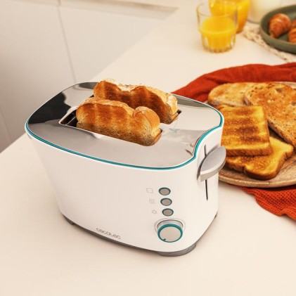 Cecotec Toast&Taste Double W 7 2 fetta/e 650 W Bianco