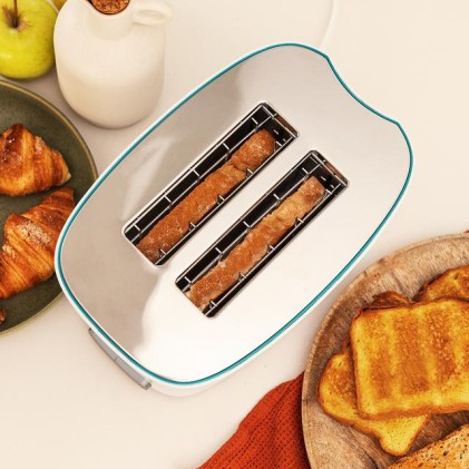 Cecotec Toast&Taste Double W 7 2 fetta/e 650 W Bianco