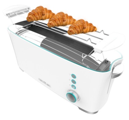 Cecotec Toast&Taste Extra W 7 2 fetta/e 1000 W Bianco