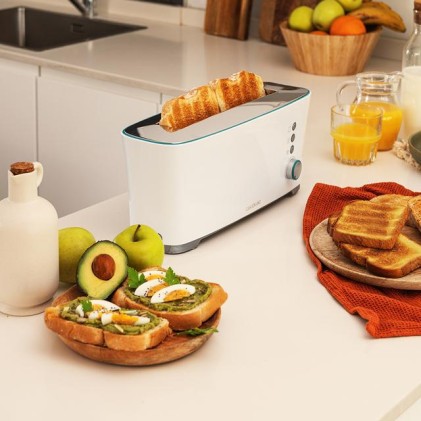 Cecotec Toast&Taste Extra W 7 2 fetta/e 1000 W Bianco