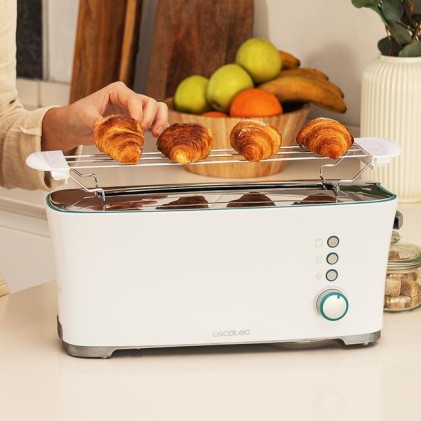 Cecotec Toast&Taste Extra W 7 2 fetta/e 1000 W Bianco