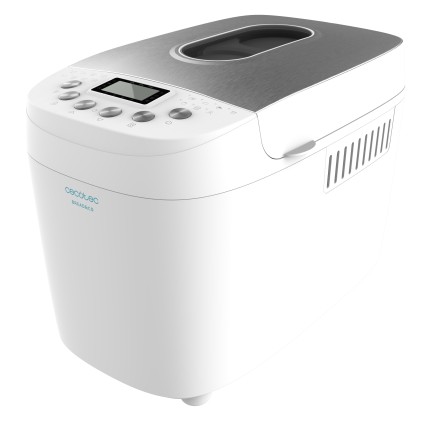 Cecotec Bread&Co 1500 PerfectCook macchina per il pane Acciaio inox, Bianco
