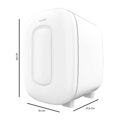Cecotec Bolero MiniCooling 4L Bora Bianco Mini Frigorifero Portatile - Capacit&agrave; 4L - Tensione 12V - Temperatura regolabile - Raffredda fino a 7&ordm;C - Riscalda fino a 50&ordm;C - Colore Bianco