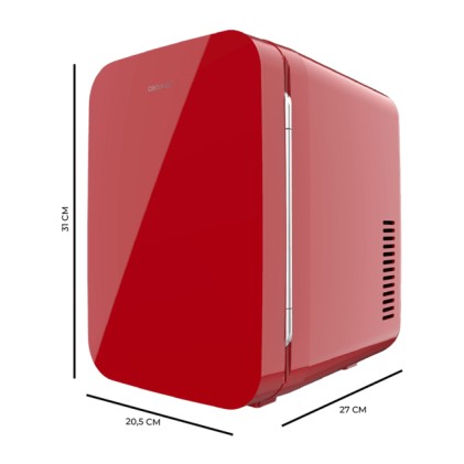 Cecotec 02697 frigorifero Libera installazione 6 L Rosso