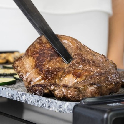 Cecotec 03053 griglia per raclette 2150 W Nero, Grigio