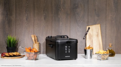 Cecotec CleanFry Infinity 3000 Singolo 3 L Indipendente 2400 W Friggitrice Nero