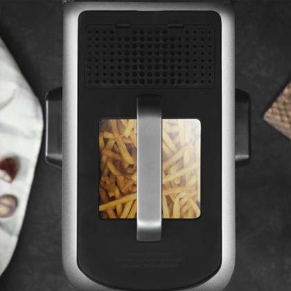 Cecotec CleanFry Infinity 3000 ProFilter Singolo 3 L 2400 W Friggitrice Nero, Acciaio inox