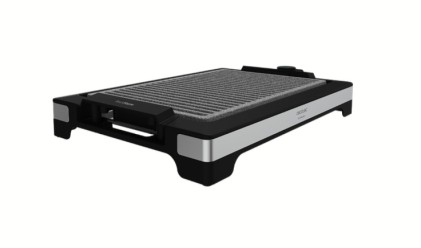Cecotec 03096 griglia di cottura elettrica Libera installazione 2000 W Nero, Acciaio inox