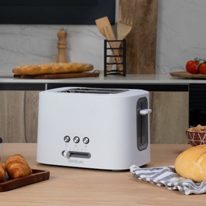 Cecotec TOAST&TASTE 9000 DOUBLE WHITE 2 fetta/e 980 W Bianco