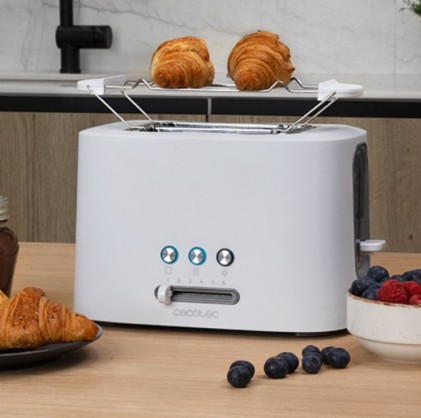 Cecotec TOAST&TASTE 9000 DOUBLE WHITE 2 fetta/e 980 W Bianco