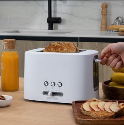 Cecotec TOAST&TASTE 9000 DOUBLE WHITE 2 fetta/e 980 W Bianco