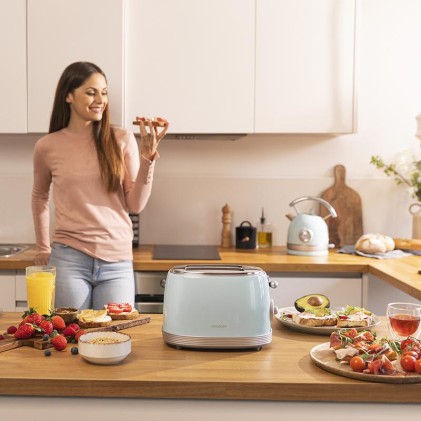 Cecotec Vintage 800 2 fetta/e 850 W Blu