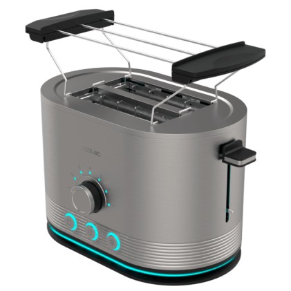 Cecotec 03285 tostapane 7 2 fetta/e 1400 W Acciaio inox