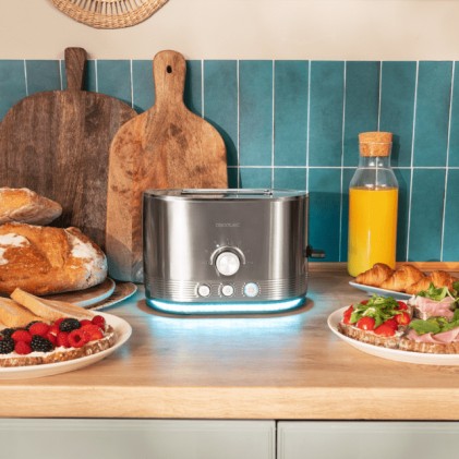 Cecotec 03285 tostapane 7 2 fetta/e 1400 W Acciaio inox