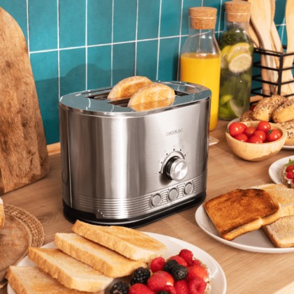 Cecotec 03285 tostapane 7 2 fetta/e 1400 W Acciaio inox