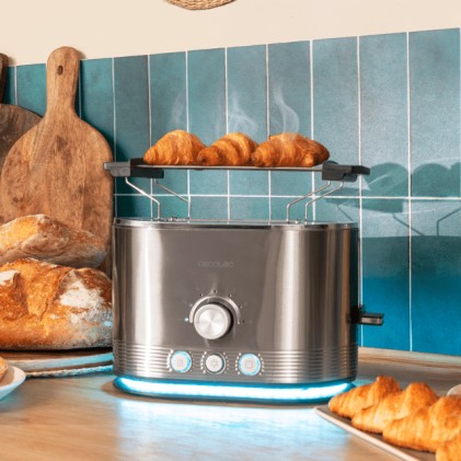 Cecotec 03285 tostapane 7 2 fetta/e 1400 W Acciaio inox
