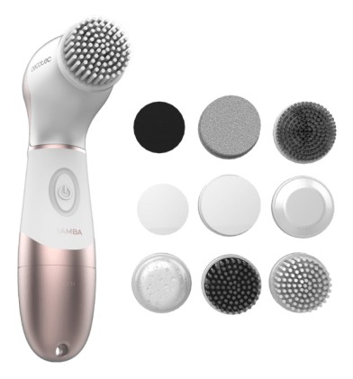 Cecotec 03371 spazzola per la pulizia del viso Spazzola rotante Marrone, Bianco