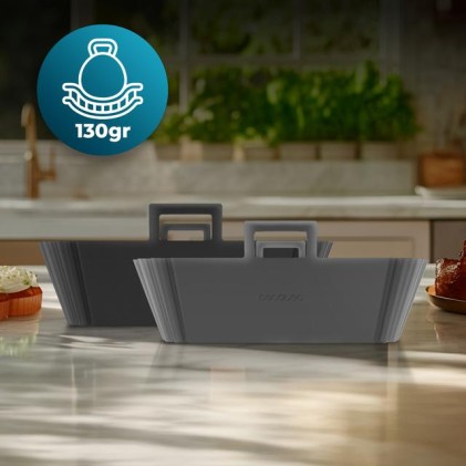 Cecotec 03472 accessorio per friggitrice Teglia da forno Grigio