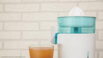 Cecotec Zitrus TowerAdjust Easy 800 Spremiagrumi manuale 800 W Azzurro, Bianco