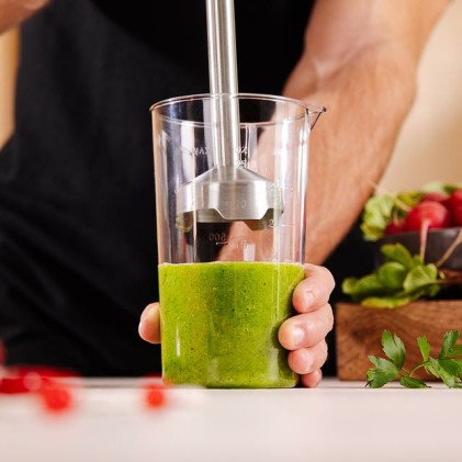 Cecotec Power Neutron 1100MAX Cream&Crush Frullatore ad immersione 1100 W Nero, Acciaio inox