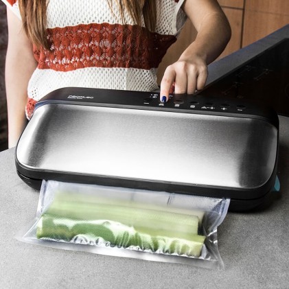 Cecotec 04070 macchina per sottovuoto 0,9 mbar Nero, Grigio