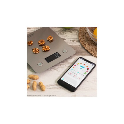 Cecotec Cook Control 10000 Connected Acciaio inox Superficie piana Rettangolo Bilancia da cucina elettronica