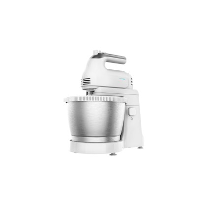 Cecotec PowerTwist 500 Steel Sbattitore con base 500 W Argento, Bianco