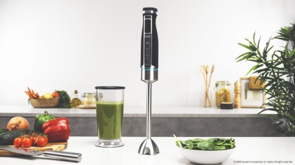 Cecotec PowerGear 1500 XL Mash Pro Frullatore ad immersione 1500 W Nero, Acciaio inossidabile