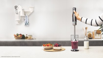 Cecotec PowerGear 1500 XL Mash Pro Frullatore ad immersione 1500 W Nero, Acciaio inossidabile