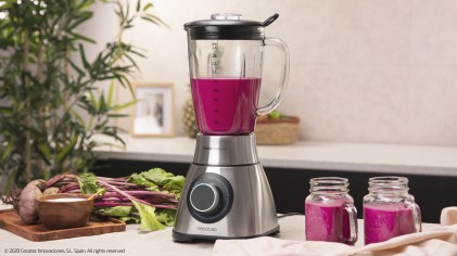 Cecotec Power Black Titanium 1300 Perfectmix 1,8 L Frullatore da tavolo 1300 W Nero, Titanio