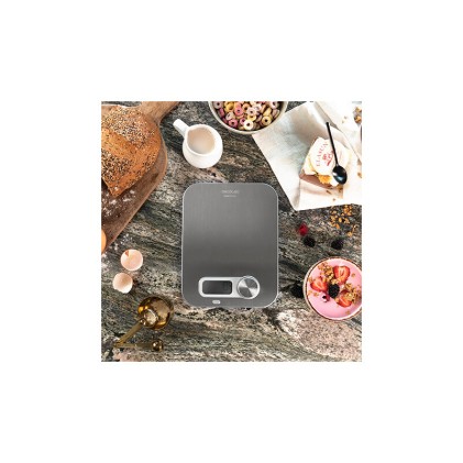 Cecotec 04143 bilancia da cucina Grigio Superficie piana Rettangolo Bilancia da cucina elettronica