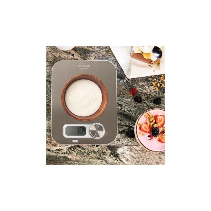 Cecotec 04143 bilancia da cucina Grigio Superficie piana Rettangolo Bilancia da cucina elettronica